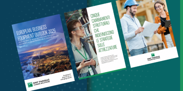 Copertina del report European Business Equipment Outlook 2026 di BNP Paribas Leasing Solutions